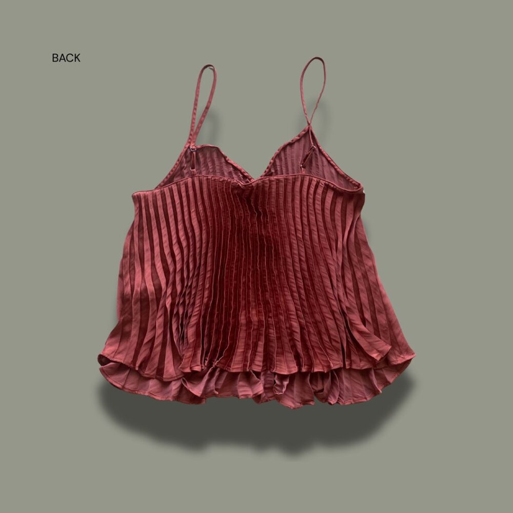 Copper Pleated Tank - Picture 4 of 4